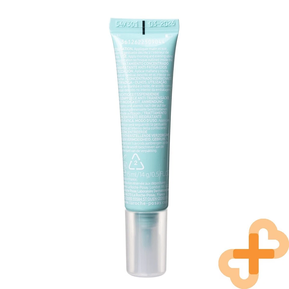 LA ROCHE-POSAY HYDRAPHASE HA Under Eye Cream Hydrating Moisturizing 15ml Fatigue - Image 3 of 4