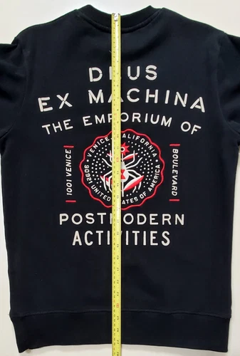 Deus Ex Machina Custom Motorcycles Graphic Print Sweatshirt Adult Sz S *Note image 8