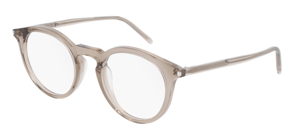 Occhiali da vista unisex Saint Laurent SL 347 004 rotondi marroni