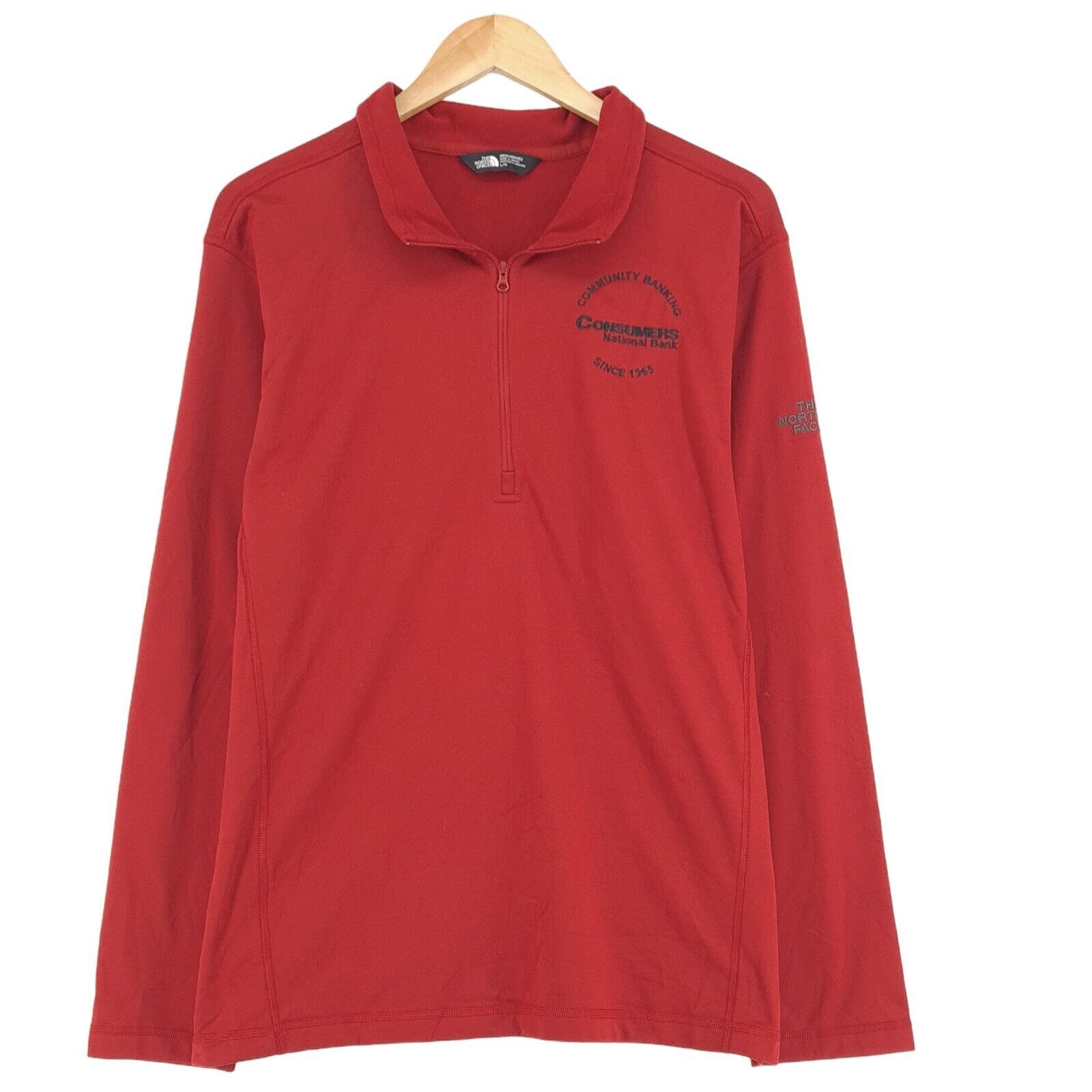 The North Face Chaqueta Polar Banca Banco Informal Rojo Hombre Talla L