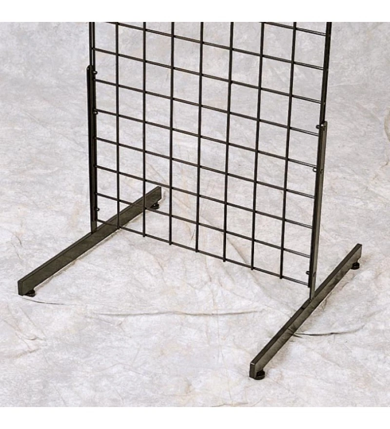 ONLY HANGERS T-Shape Gridwall Panel Legs Display Set Of 2 - Black