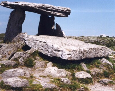 Photo 6x4 Poulnabrone Megalithic Tomb Caherconnell The dolmen stands abov c1999