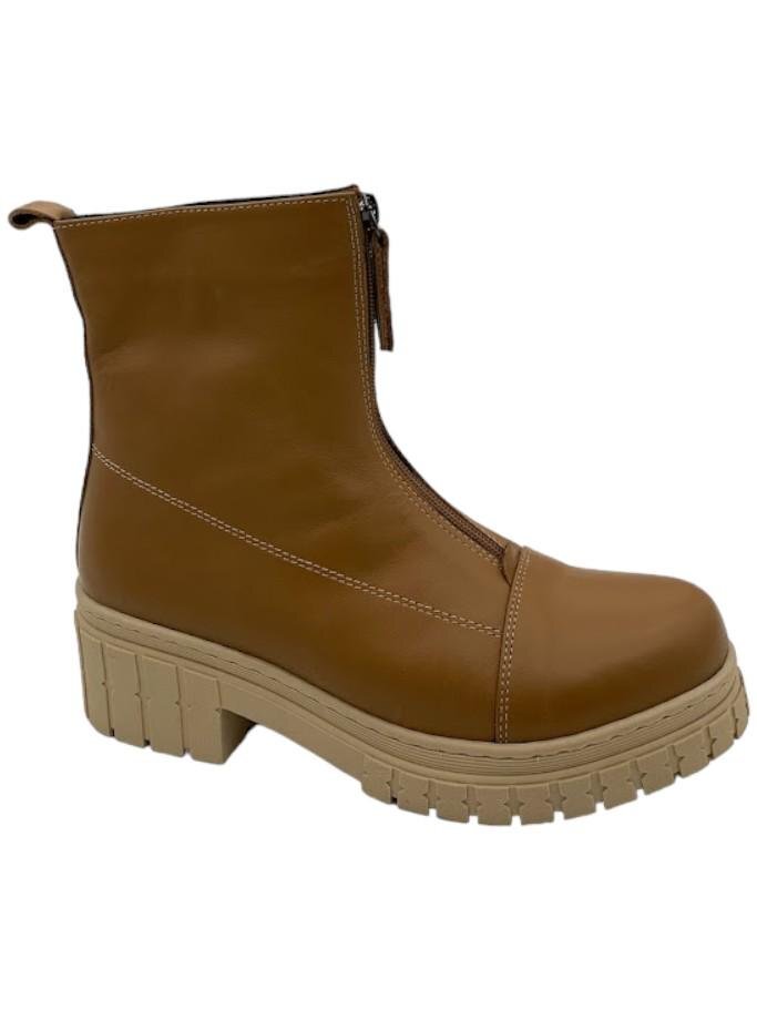 Кожаные ботильоны Sheridan Mia на молнии спереди Bonaire Cognac