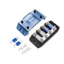 Recoil MFB4 4-Way Mini-ANL Fused Busbar, 4 X M5 Studs Inputs  Outputs