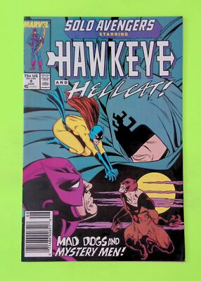 Solo Avengers #9 1988 Marvel Comics 1st App Mid Grade Comic Book L33-97