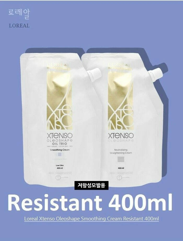 Crema suavizante L'OREAL X-tenso Oleoshape 400 ml cabello rebondante recto permanente Foto 4 de 4