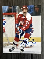 DENNIS MARUK WASHINGTON CAPITALS HOCKEY Signed Autograph 8x10 Photo With Proof D