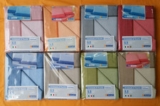 COMPLETO LENZUOLA IN FLANELLA BIANCALUNA 1PIAZZA/2PIAZZE 100%COTONE BORBONESE
