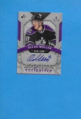 08-09 SP Game Used Rookie Exclusives Auto # RE-OM Oscar Moller #25/100 2008-09