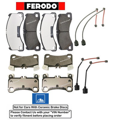 Front Brake Pad & Rear Brake Pad +Sensor OES for Porsche Cayenne Turbo 2008