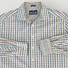 VTG Robert Graham Shirt Mens XL Multicolor Pl...