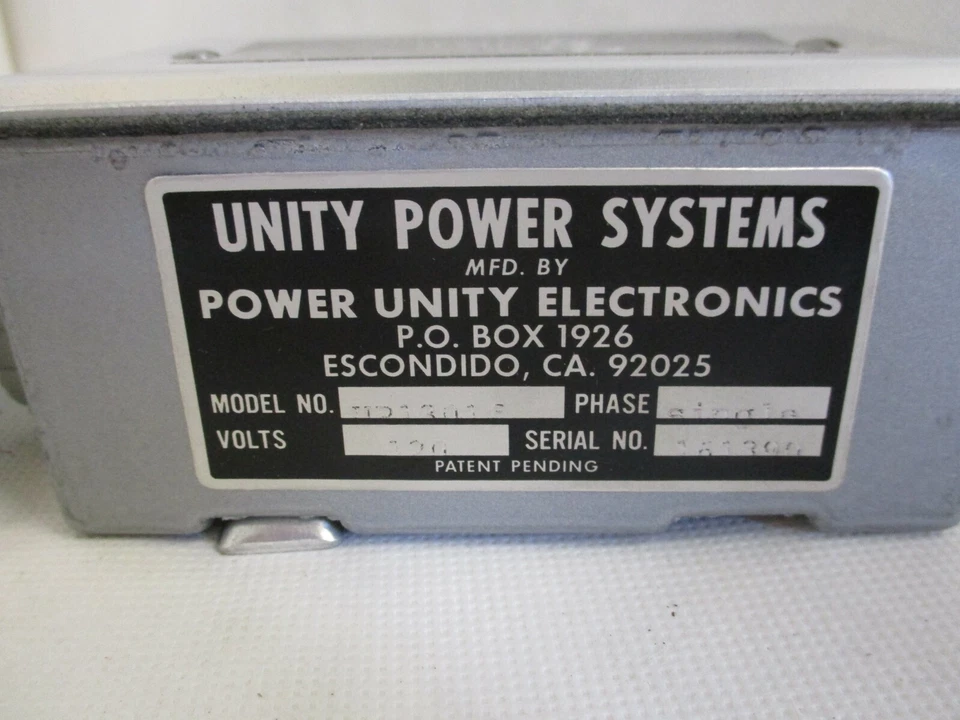 NEW UNITY POWER SYSTEMS ELECTRONICS UP1301F SINGLE PHASE TRANSFORMER 120V - Image 3 of 3