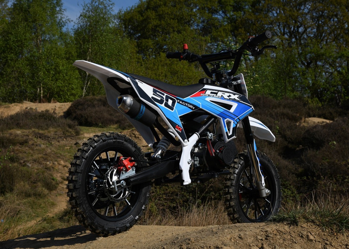 2025 XTM CRX 49-50cc Kids Mini Dirt Bike Petrol 2-Stroke Motorbike