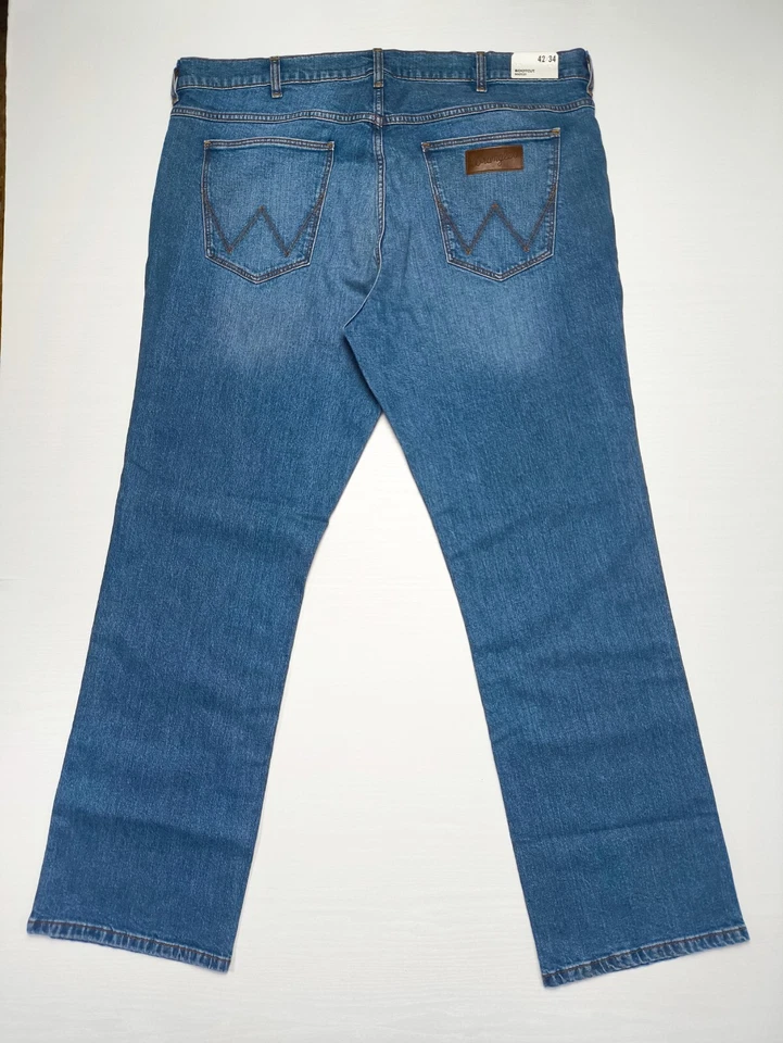 WRANGLER Jeans Uomo NUOVI Chiari Bootcut Taglia 42 W42 / 56 ITA - Imagen 3 de 4