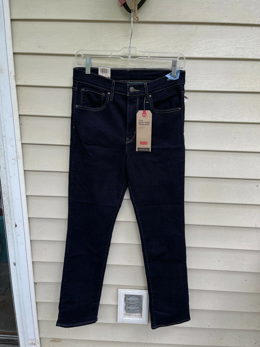 Levis 724 High Rise Straight Jeans