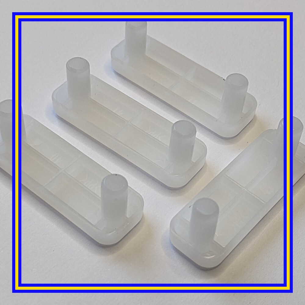 IKEA 2脚目 153549 X 4 IKEA Push on Plastic Feet in White | eBay