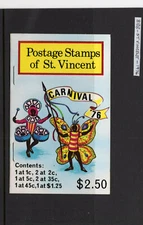 (888) St Vincent - 1976 Carnival in Kingstown MNH book of stamps