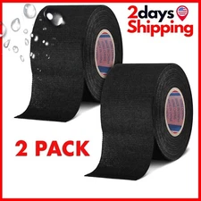 Cloth Electrical Tape Wire Harness Loom Wiring Automotive Heat Proof Adhesive 2x