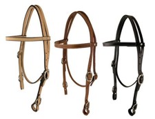 Showman Argentina Cow Leather Headstall