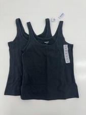 Old Navy 2 Pack Black First Layer Tank Top Womens Size Medium