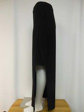 Pretty Woman Side Slit Maxi Skirt, Black