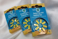 48 Pack Simply Done Hearing Aid Battery Size 10 Easy Change Tabs Mercury Free