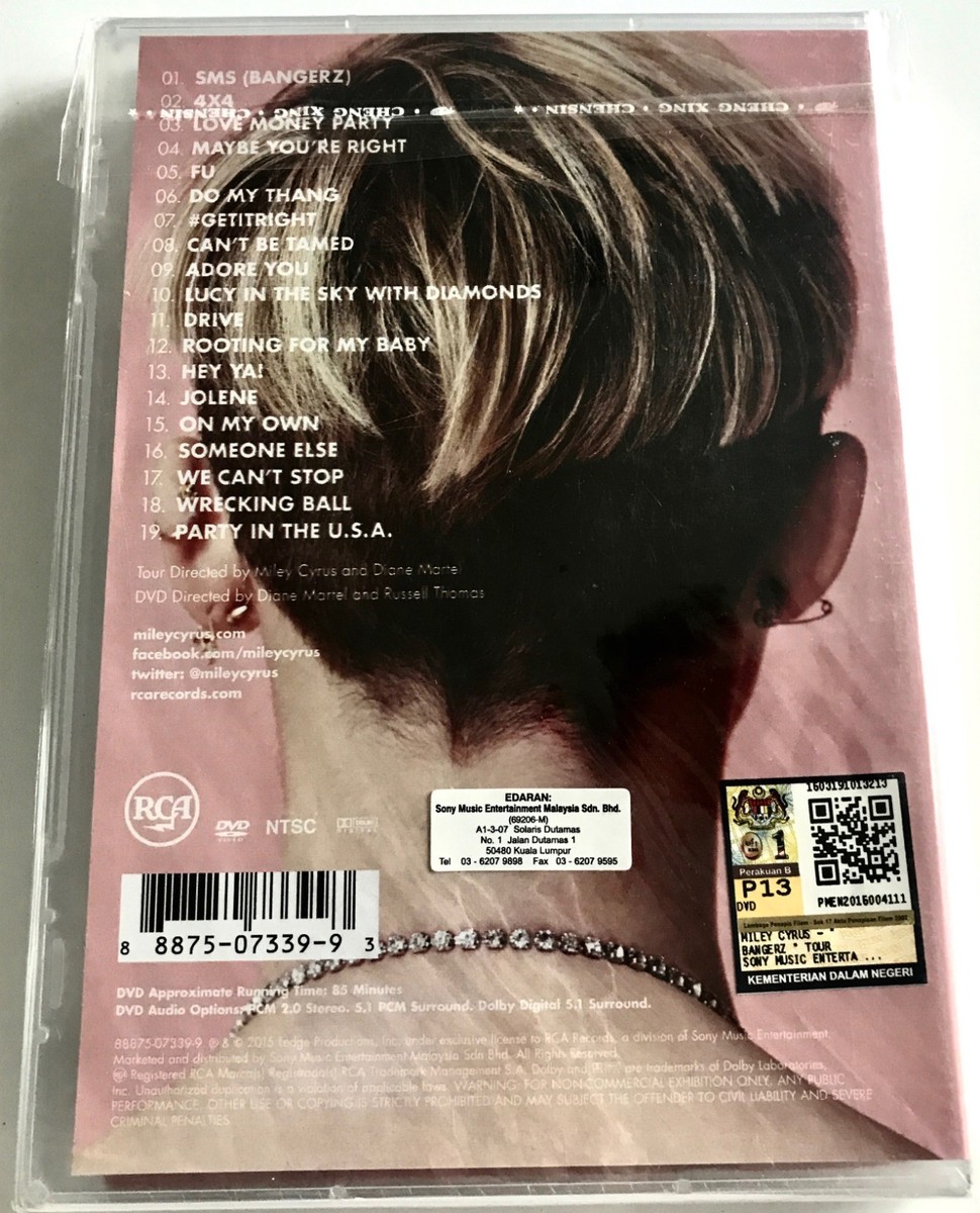 Miley Cyrus: Bangerz Tour (Live Concert) ~ All Region ~ Brand New