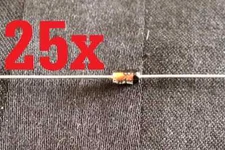 25 pieces -- 25x  1N4148 DO-35 IN4148 Silicon Switching Diode 25pcs b1