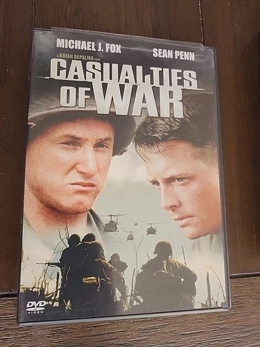 Casualties of War (DVD, 2001) Michael J. Fox, Sean Penn With Insert War Drama