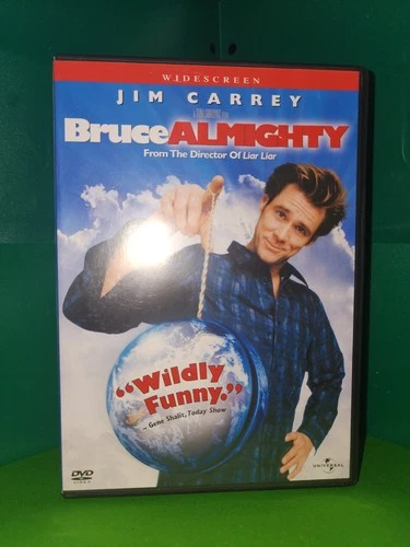CIB - Bruce Almighty (DVD, 2003, Universal) Jim Carrey Morgan Freeman Aniston