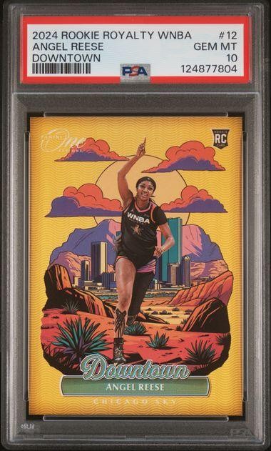 2024-25 Panini Rookie Royalty Angel Reese Rookie Downtown #12 PSA 10