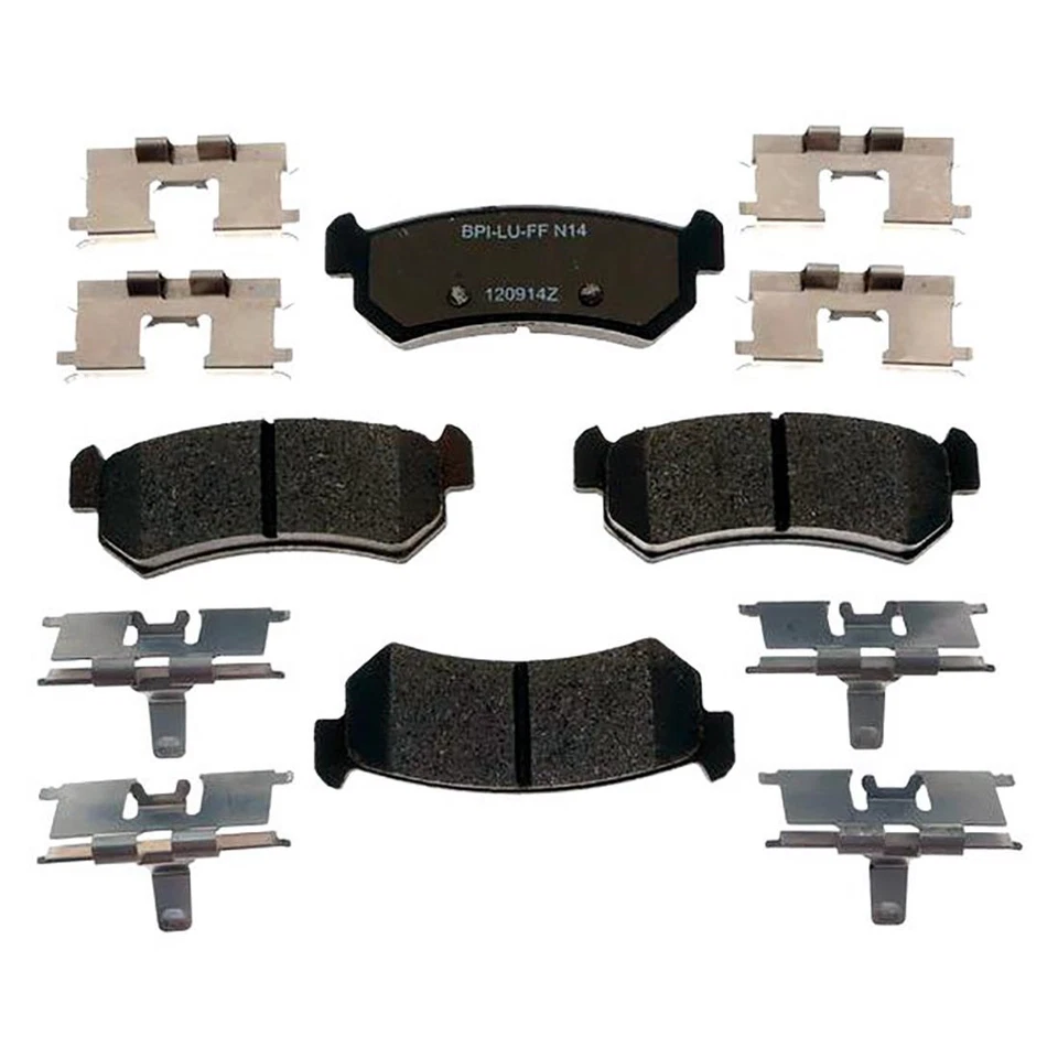 Rotores de freno traseros + pastillas de freno de cerámica y herrajes para Chevrolet Optra 2004-2006 Foto 2 de 4