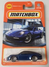 2024 Matchbox Blue Porsche 911 Targa 4 #60/100
