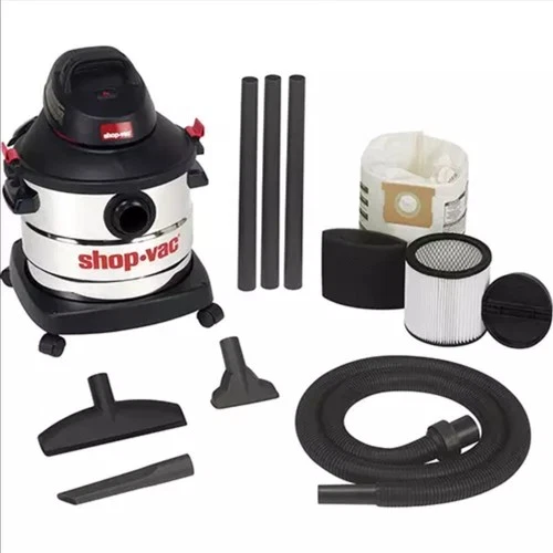 Shop-Vac 8 Gallon 6.0 Peak HP Wet/Dry Vacuum, Stainless Steel Tank 5989400