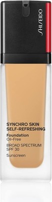 SHISEIDO SYNCHRO SKIN SELF REFRESHING OIL FREE FOUNDATION LSF 30 - 340 OAK