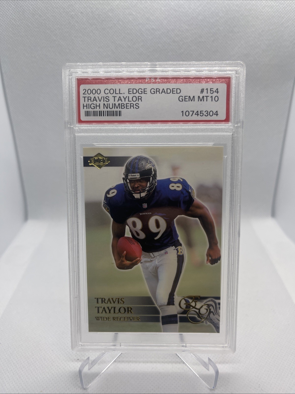 Travis Taylor Collectors Edge Graded #154 Base