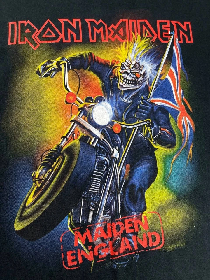 Camiseta De Colección Iron Maiden Rock Band Talla L Deberes Pagados EE. UU. Foto 4 de 4