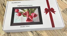 📸 NUSICAN Wifi Digital Picture Frame, 10.1" Smart Photo Frames Touch Screen