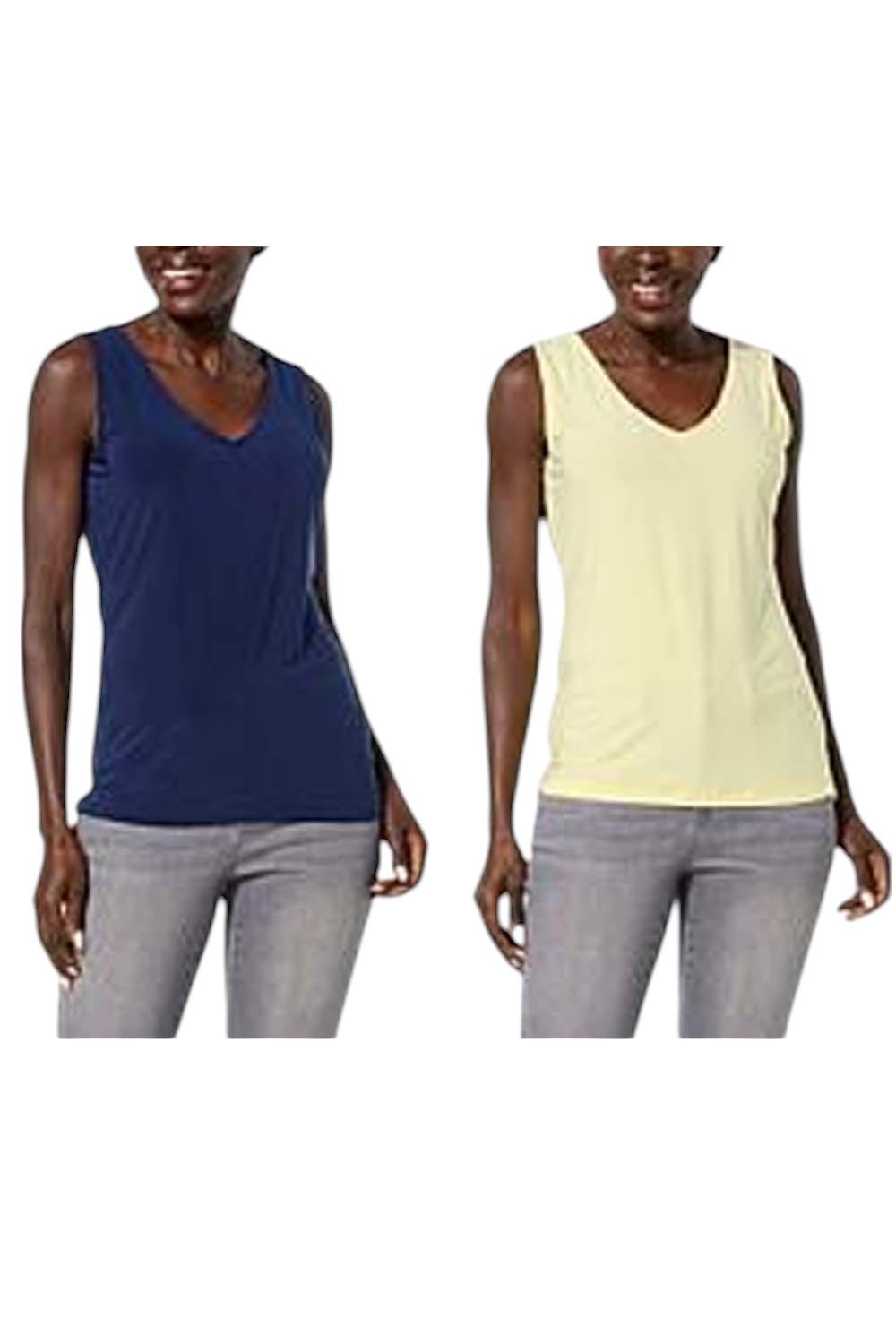 IMAN Women's 2-pack Reversible Solid Stretch Knit… - image 1