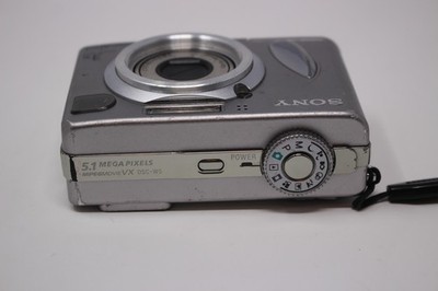 Sony Cyber-shot DSC-W5 5.1MP Digital Camera - Silver for sale