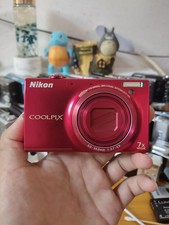 Nikon COOLPIX S6100 Gloss Red 16.0MP Digital Camera 7x Optical Zoom Red