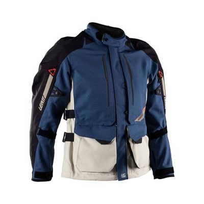 Motorradjacke 4 Jahreszeiten LEATT ADV DriTour 5.5 Midnight Blau Schwarz