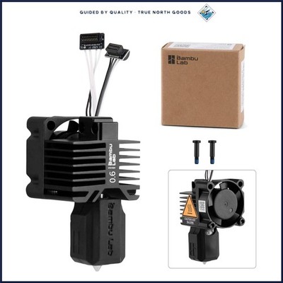 Replacement Hotend Kit for P1P P1S 3D Printers with Cooling and Safety Features