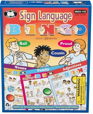 Sign Language Bingo Bgo133 by Tammy Winnie and Ashley Drennan (2002, Hardcover)