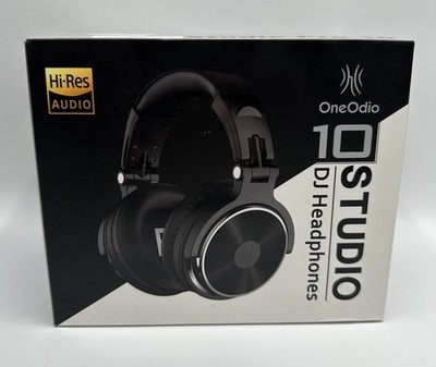 OneOdio Studio Pro 10 DJ Headphones Over-Ear, Wired Black Brand New