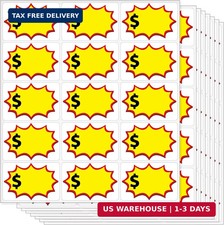 450 Pcs Upgraded Garage Sale Stickers, Removable No-Residue Yard Sale Price St
