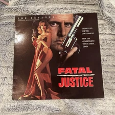 FATAL JUSTICE Laserdisc LD VERY GOOD CONDITION RARE GREAT FILM JOE ESTEVEZ STARS