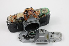 Canon AE-1 Program SLR Camera Body for Parts/Repair TOP REMOVED, TORN INTO /203