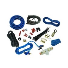Complete 5 Channels 2000W 4 Gauge Amplifier Installation Wiring Kit Amp PK2 Blue
