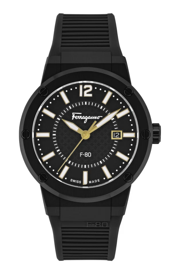 Reloj de cuarzo Ferragamo F-80 44 mm para hombre SFHY01622